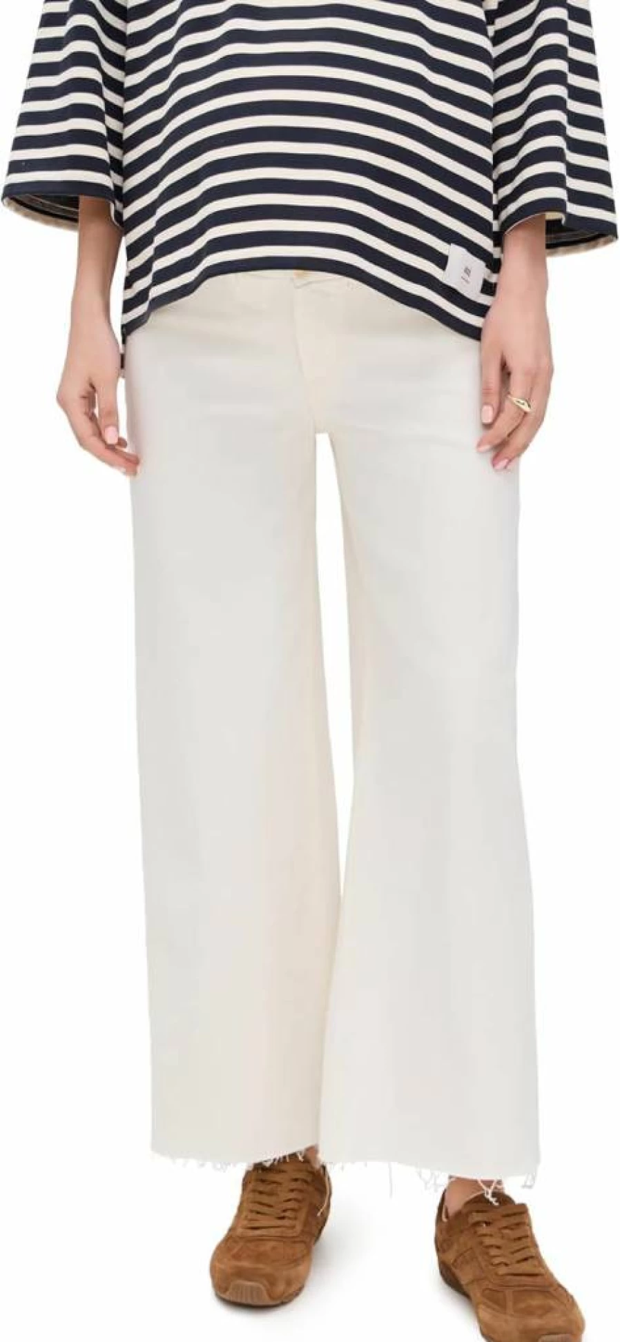 DL1961 Women's Hepburn High Rise Wide Leg Maternity Jeans - Comfortable Stretch Denim for Pregnancy