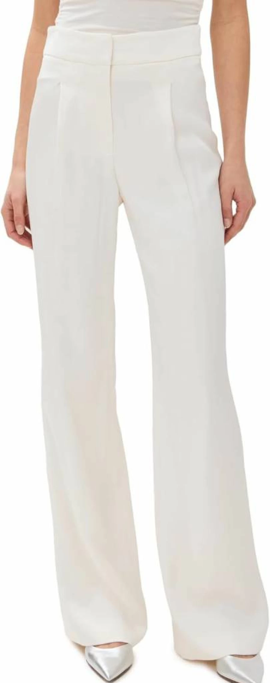 Veronica Beard Women's Robinne Pants - High-Waisted Tailored Trousers for Elegant Comfort
