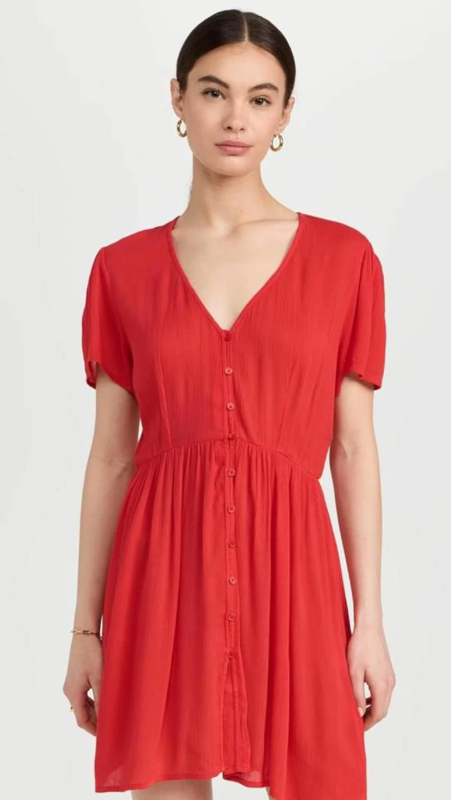 Playa Lucila Women's Mini Dress with Buttons - Stylish & Comfortable Summer Outfit