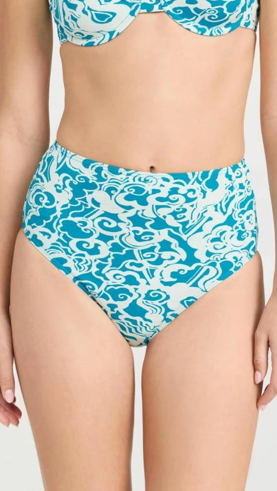 ALC Women's Isla Bikini Bottoms - High-Waisted Swimwear for Women
