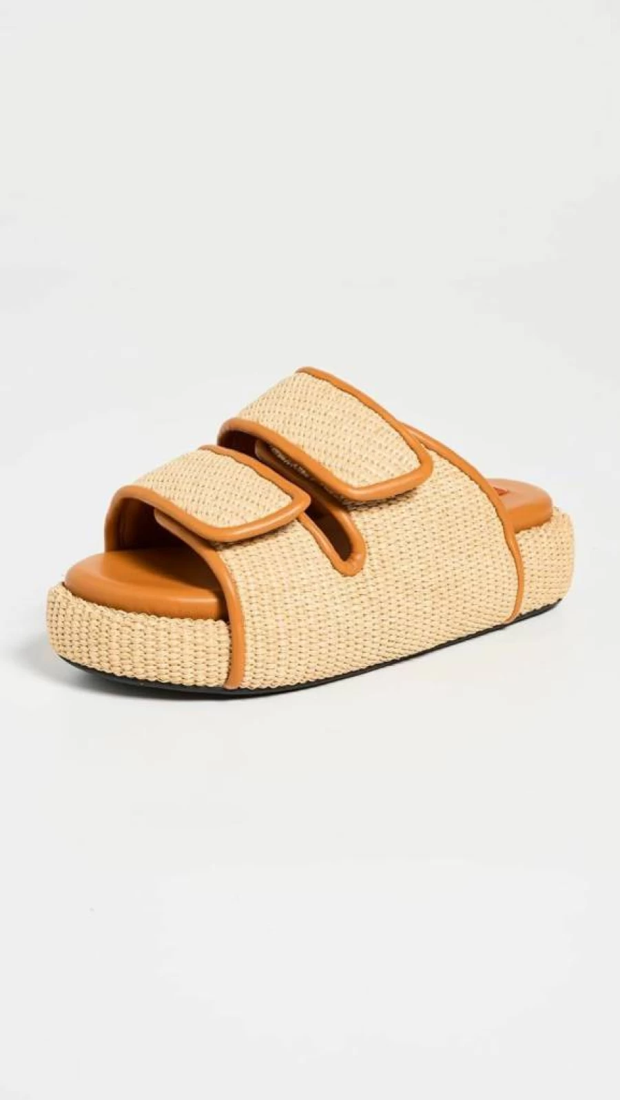 SIMON MILLER USA Women's Raffia Slide Sandals | Comfortable Crochet Slides for Summer
