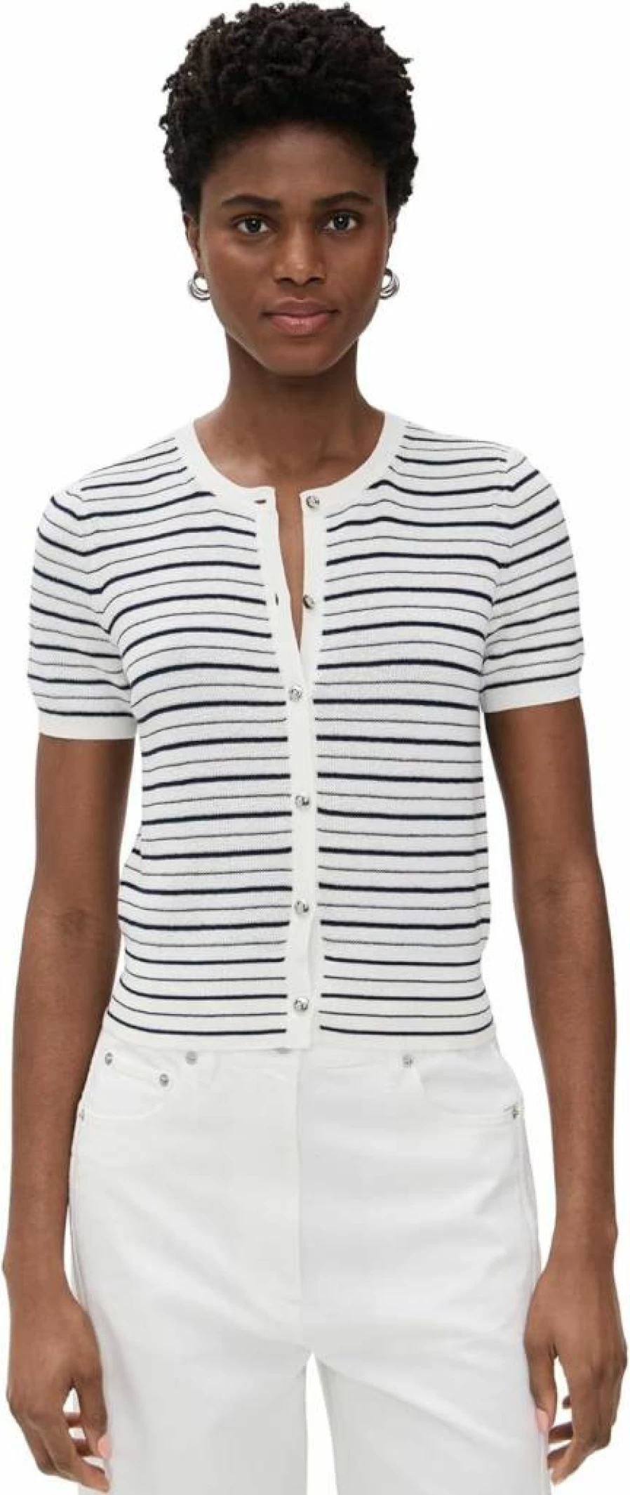 Rag & Bone Women's Dina Cashmere Blend Cardigan - Soft Cotton Cashmere Sweater