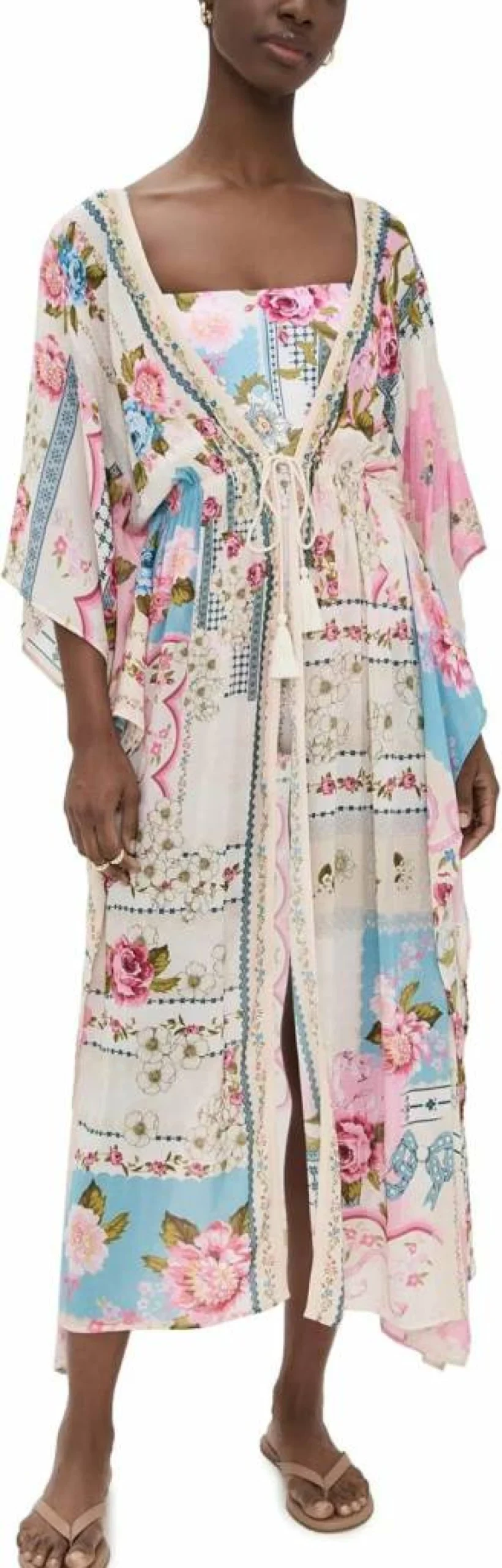 AGUA BENDITA Women's Sam Meraki Beach Cover Up - Stylish Swimwear Cover-Up for Women