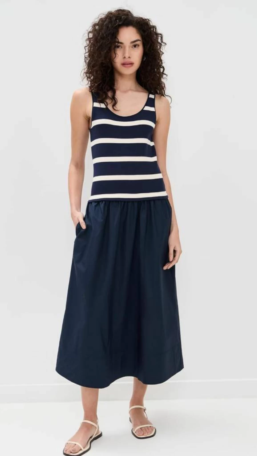 Tanya Taylor Women's Amber Dress - Elegant Flowy A-Line Summer Dress
