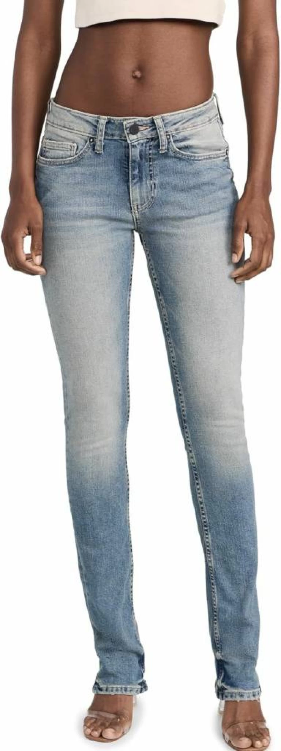 Oak & Acorn Women's Zero 8 Kick Fit Jeans - High Waist Stretch Denim for Comfort & Style