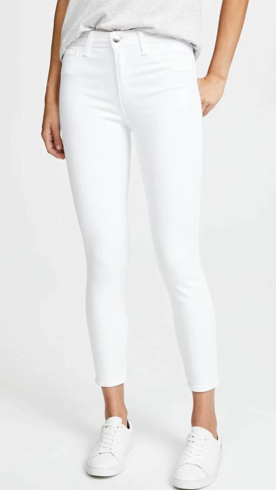 L'AGENCE Women's Margot High Rise Skinny Jeans - Slim Fit Stretch Denim Pants