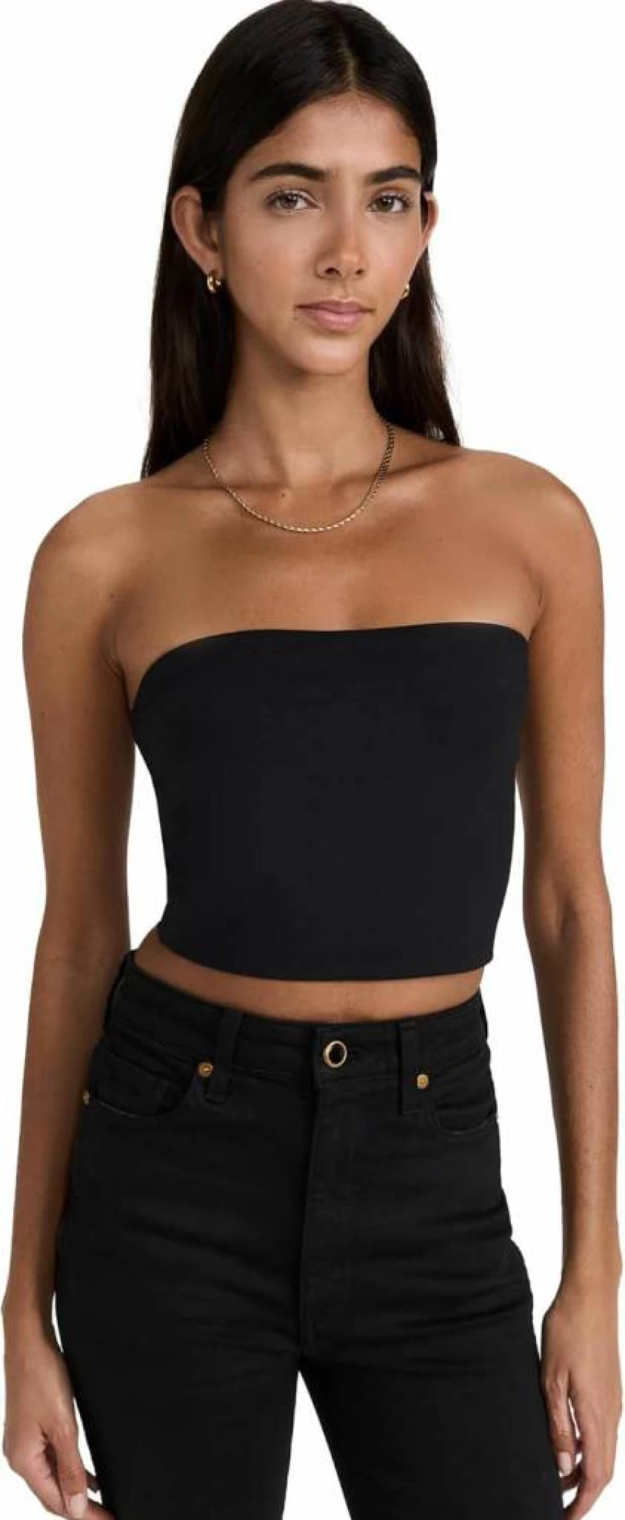 Susana Monaco Women's Fashion Crop Tube Top - Sleek Stretch Fit Summer Essential