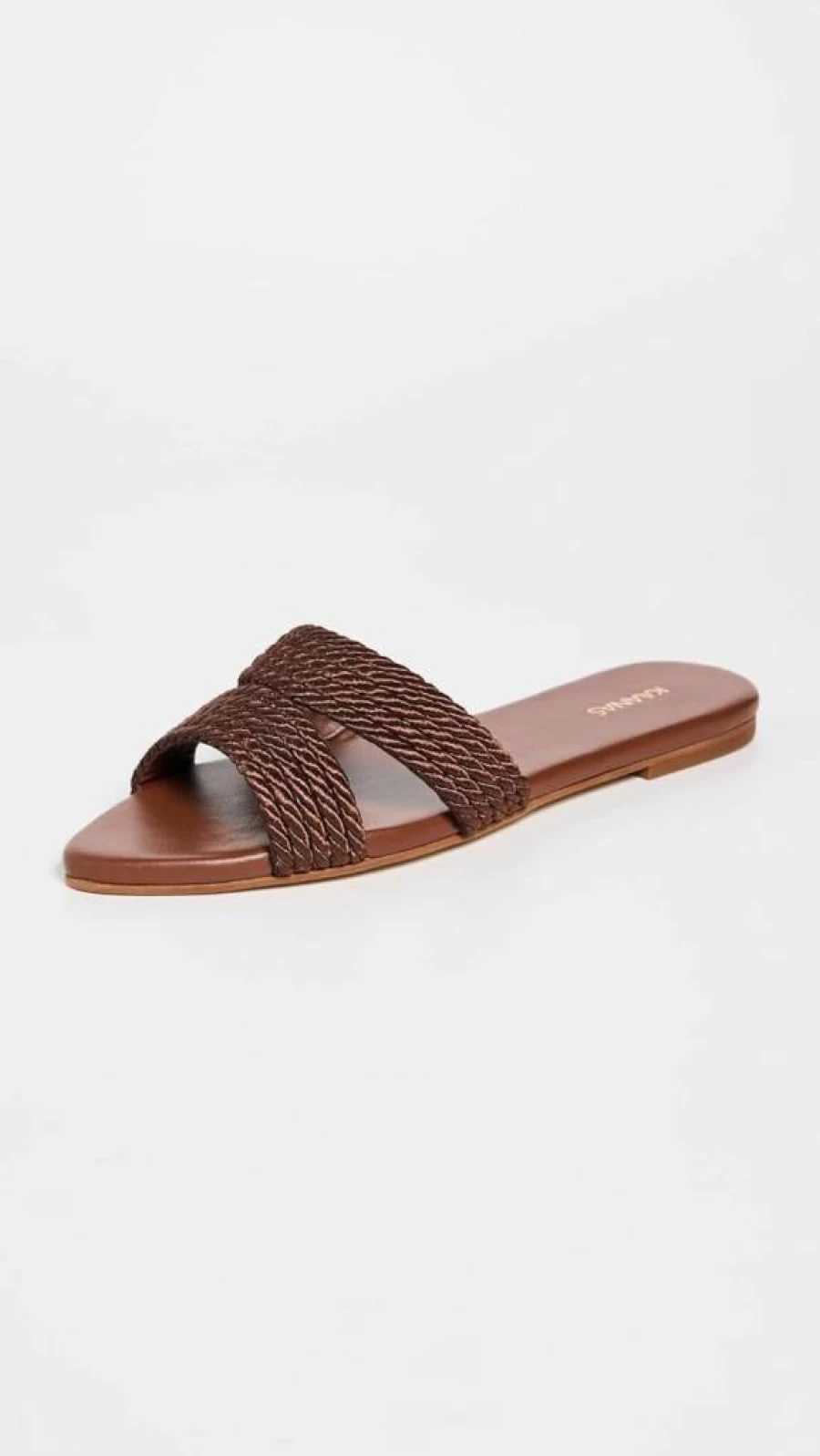 KAANAS Women's Ivy Pointed Toe Slide Sandals with Corded Detail