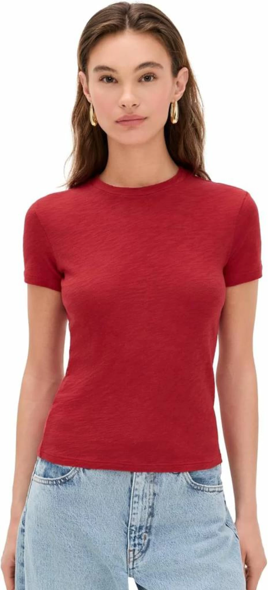 Theory Women's Tiny Tee - Slim Fit Short Sleeve T-Shirt for Women