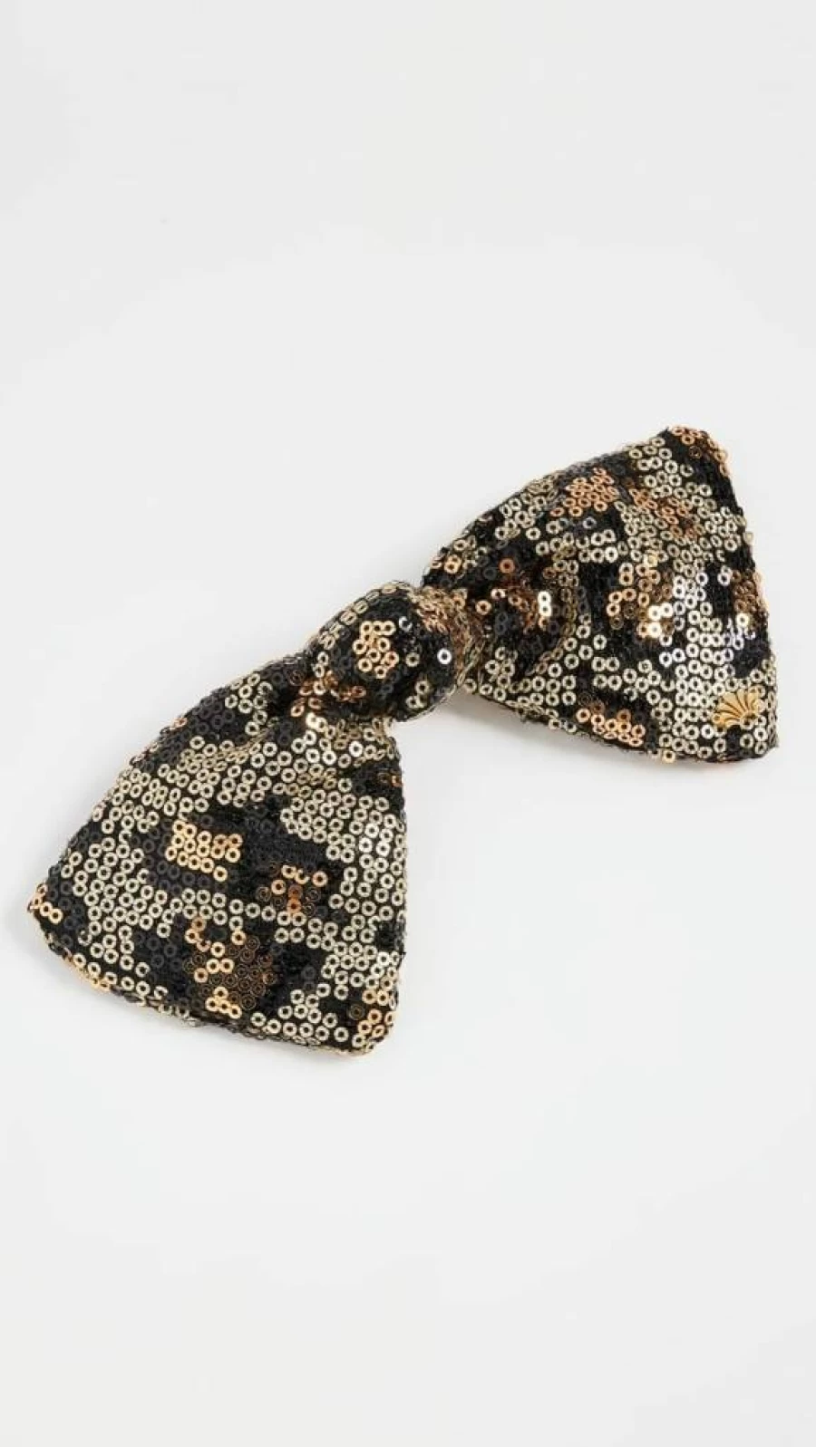 Lele Sadoughi Women's Paloma Sequin Bow Headband - Leopard Print Metallic Hair Accessory