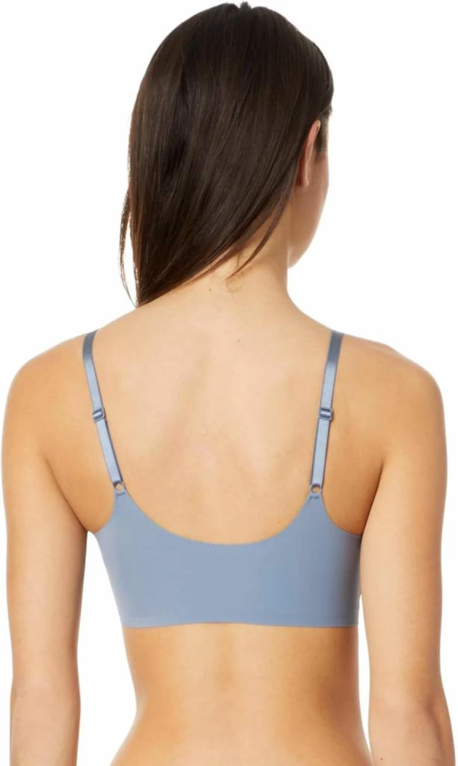 Calvin Klein Women's Seamless Adjustable Bralette - Comfortable Skinny Strap Bra for Everyday Wear