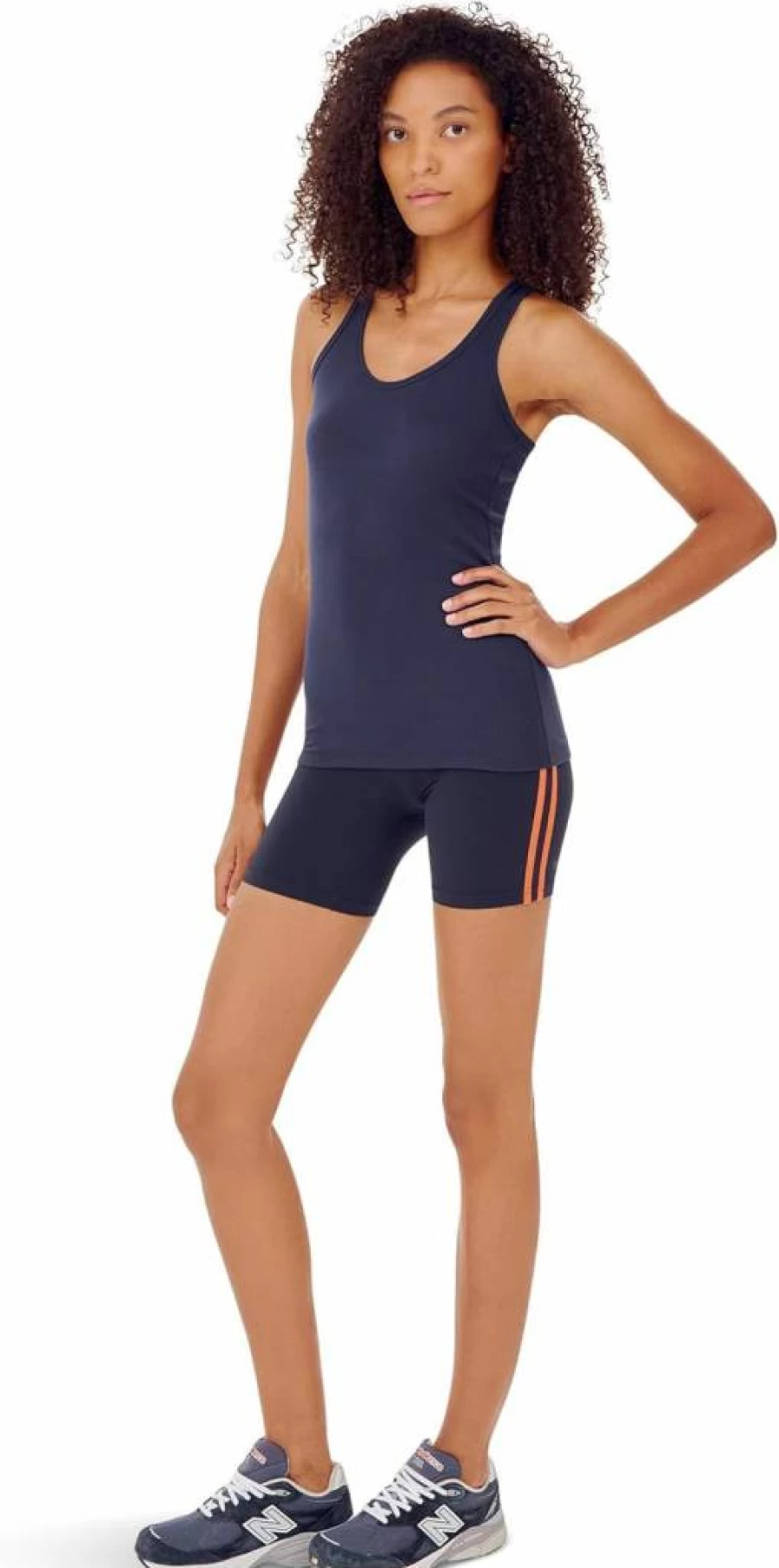 SPLITS59 Women's Ashby Ribbed Tank Top - Slim Fit Ribbed Crop Cami for Women