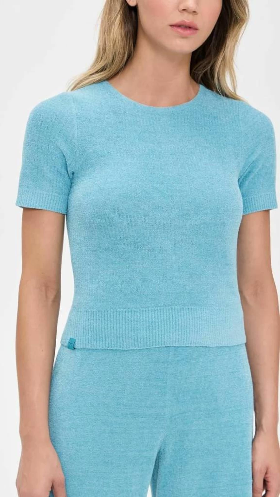 Barefoot Dreams Women's Ultra Lite Short Sleeve Tee - Soft & Cozy Chic Top for Comfortable Wear