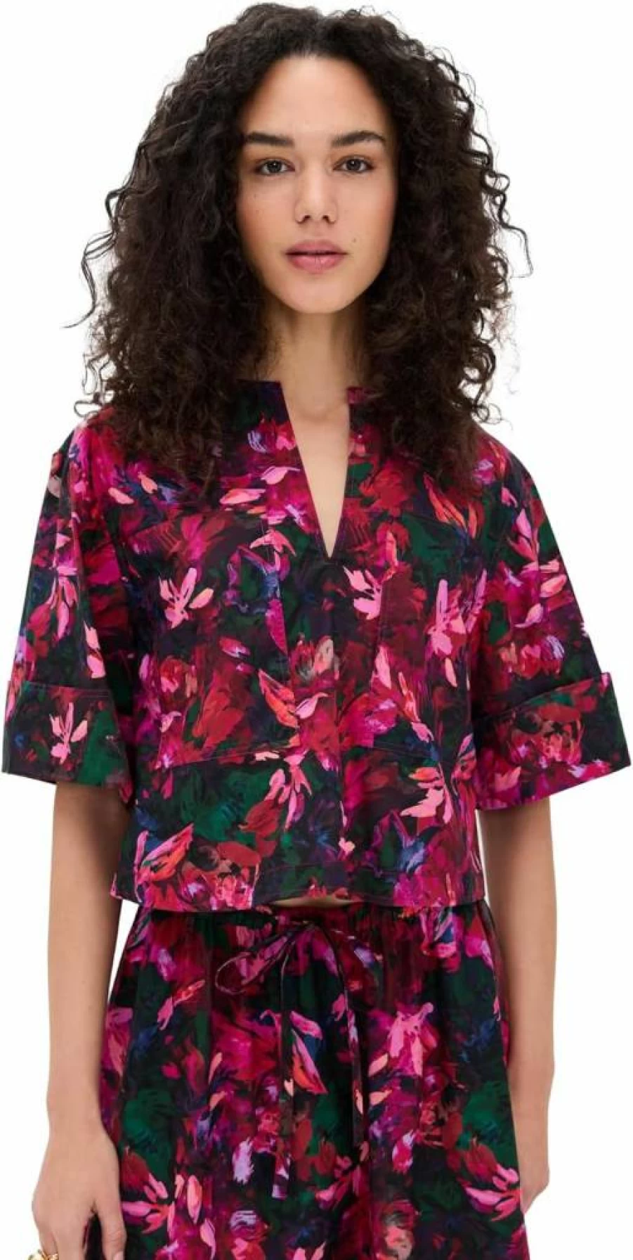Ulla Johnson Suri Blouse for Women - Floral Printed Boho Chic Top