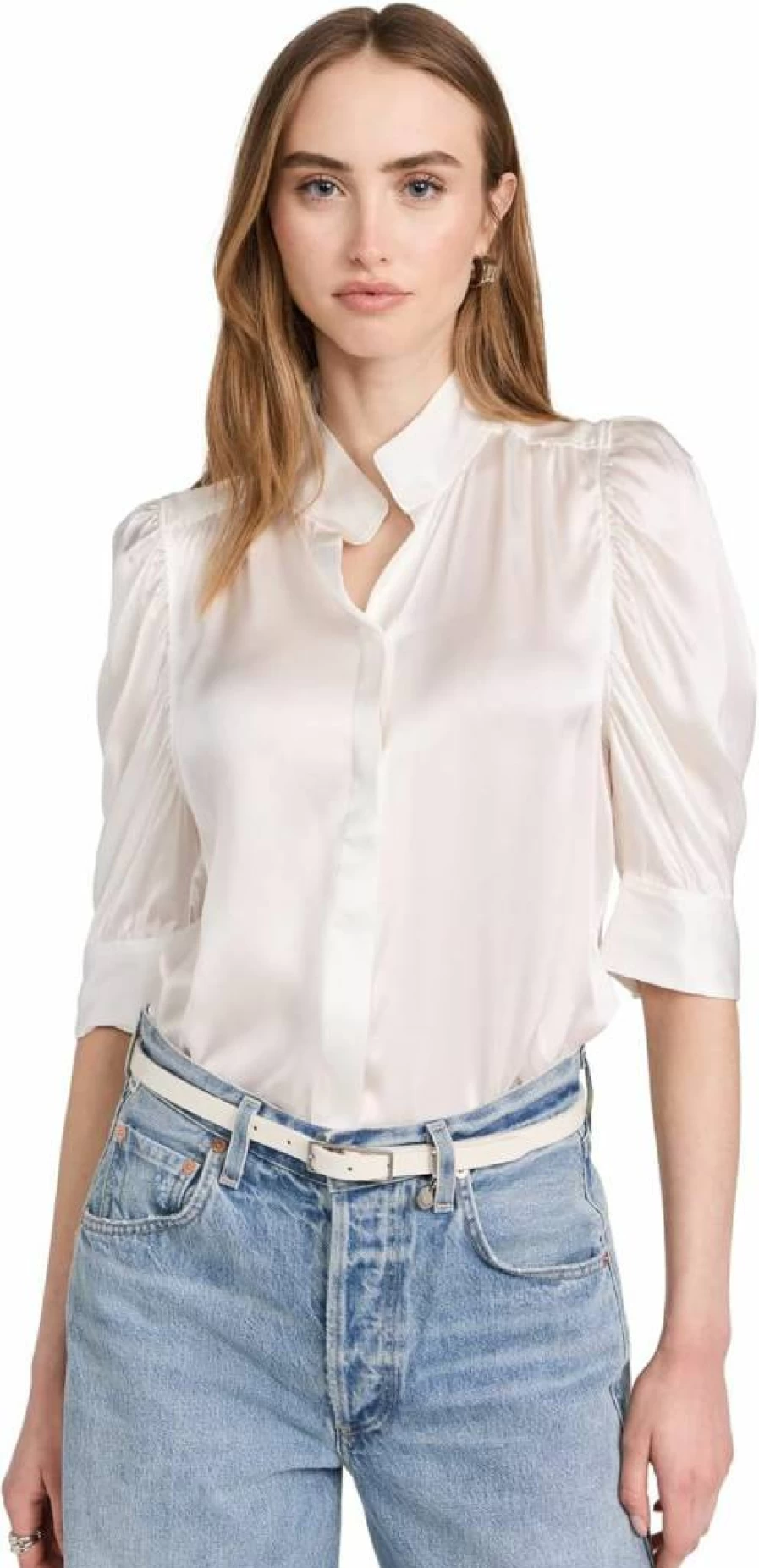 FRAME Women's Gillian Top - Stylish Casual Blouse for Women