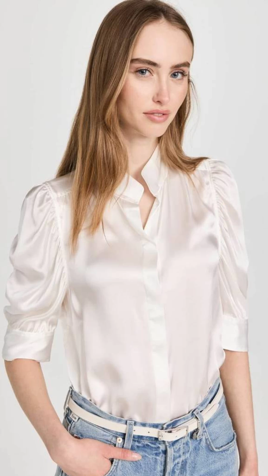 FRAME Women's Gillian Top - Stylish Casual Blouse for Women