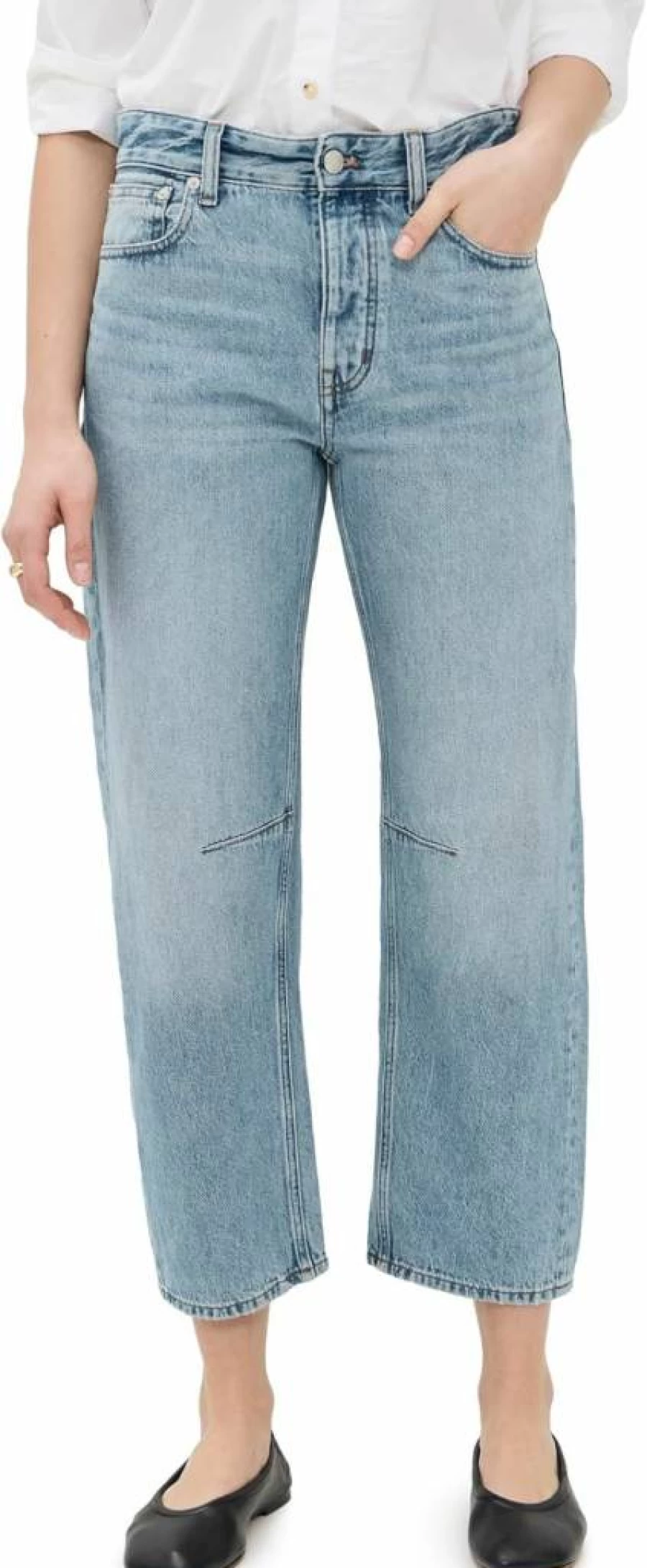 Madewell Women's Horse Shoe Embroidered High-Rise Skinny Jeans for Women
