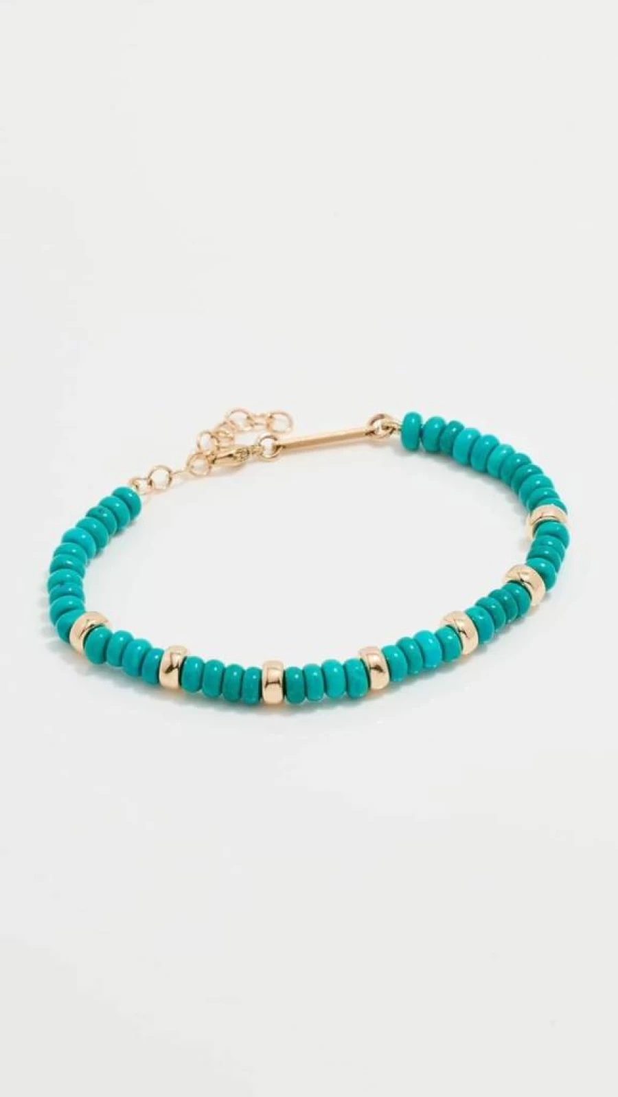 ZOE CHICCO 14K Gold Gemstone Beaded Bracelet for Women - Elegant Handmade Jewelry Gift