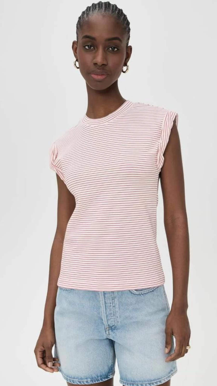 Pistola Denim Women's Olivia Graphic Tee - Vintage Washed Cotton T-Shirt with Distressed Details