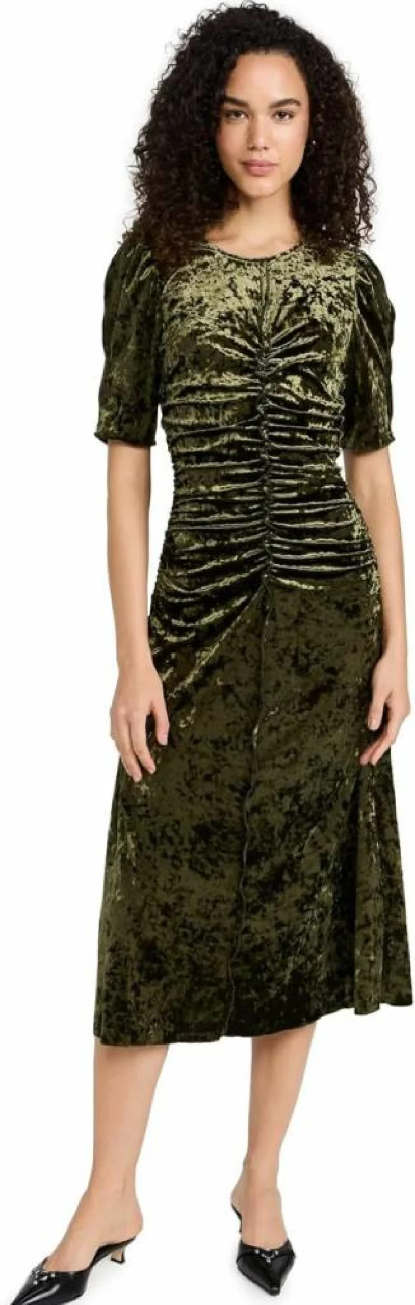 Sea Women's Cailyn Velvet Dress - Elegant Crushed Velvet Party Gown