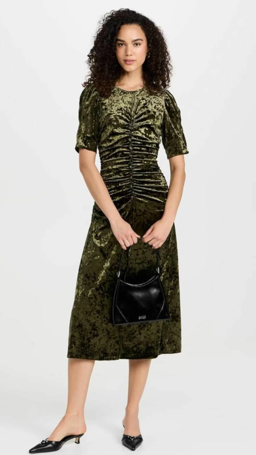 Sea Women's Cailyn Velvet Dress - Elegant Crushed Velvet Party Gown