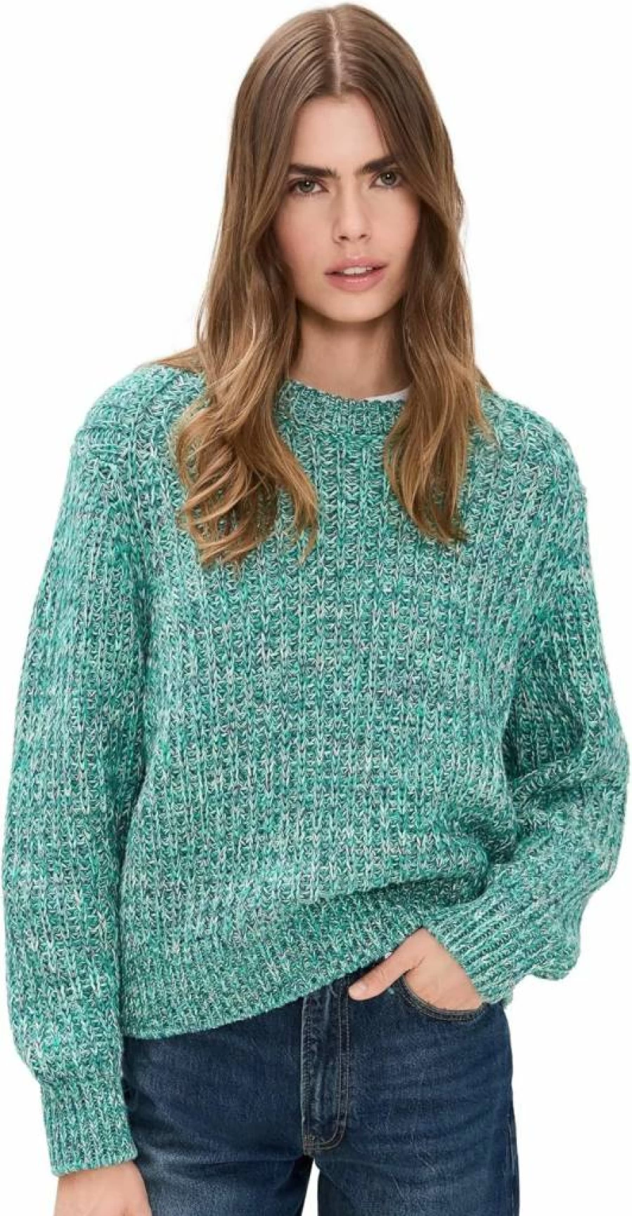 Closed Women's Cropped T-Shirt - Short Sleeve Crew Neck Top