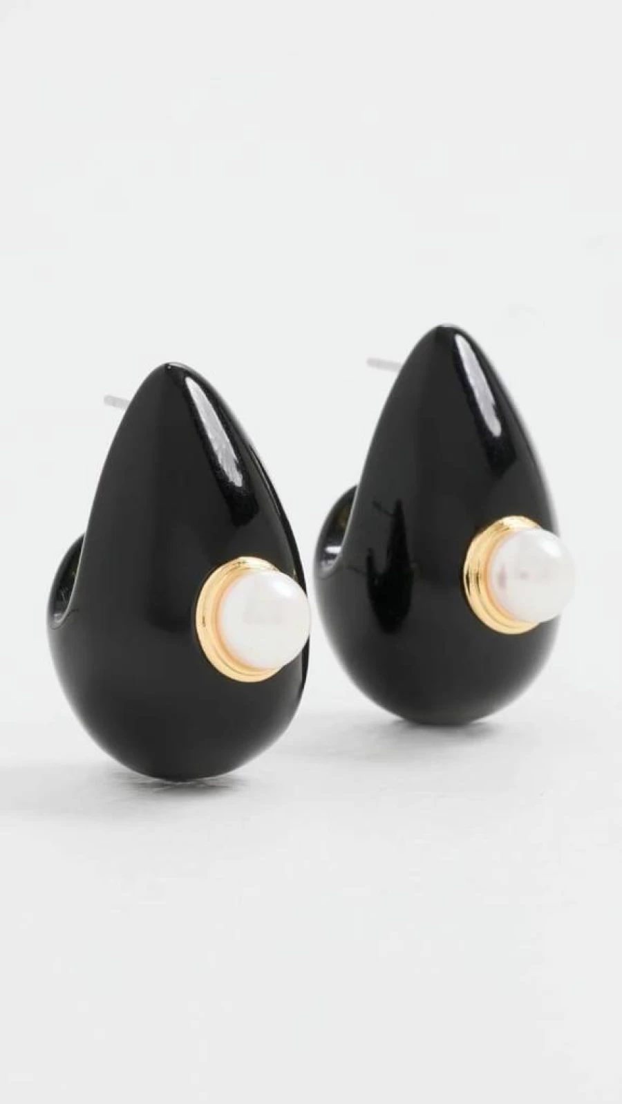 Kenneth Jay Lane Pearl Stud Earrings for Women - Classic Pierced Pearl Jewelry
