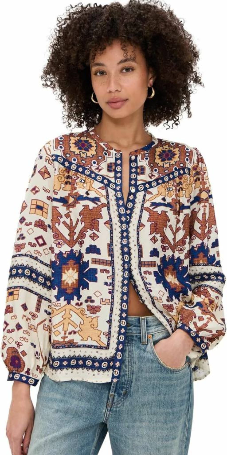 ba&sh Women's Verone Blouse | Stylish Casual Top for Women