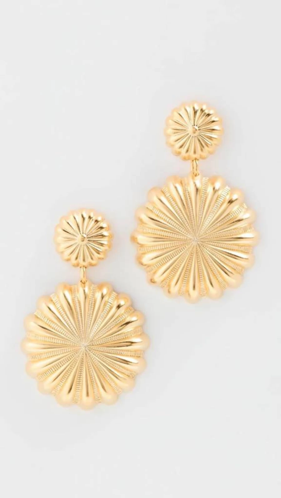 Elizabeth Cole Valerie Women's Elegant Dangle Earrings – Gold-Tone Statement Jewelry for Women