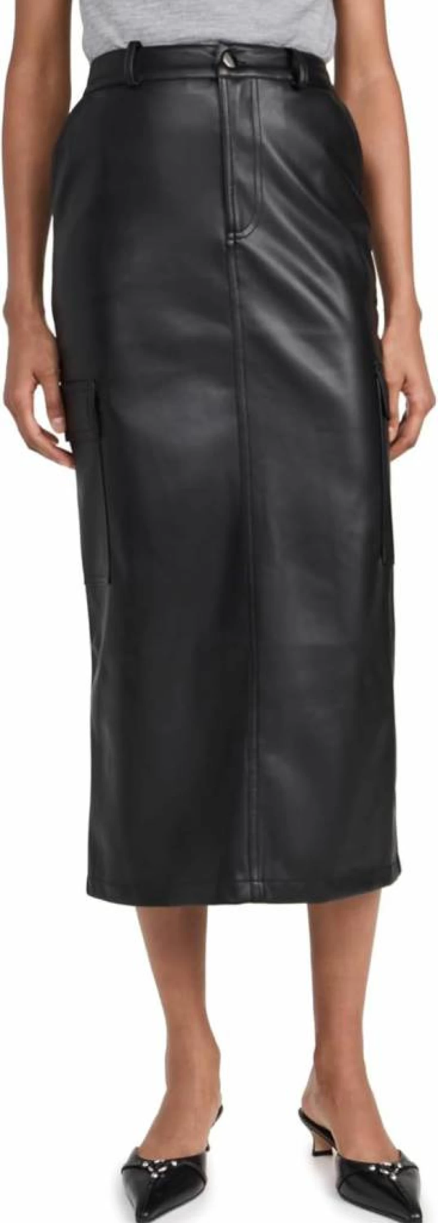 WAYF Women's Cargo Skirt - Stylish Utility Skirt with Pockets for Everyday Wear