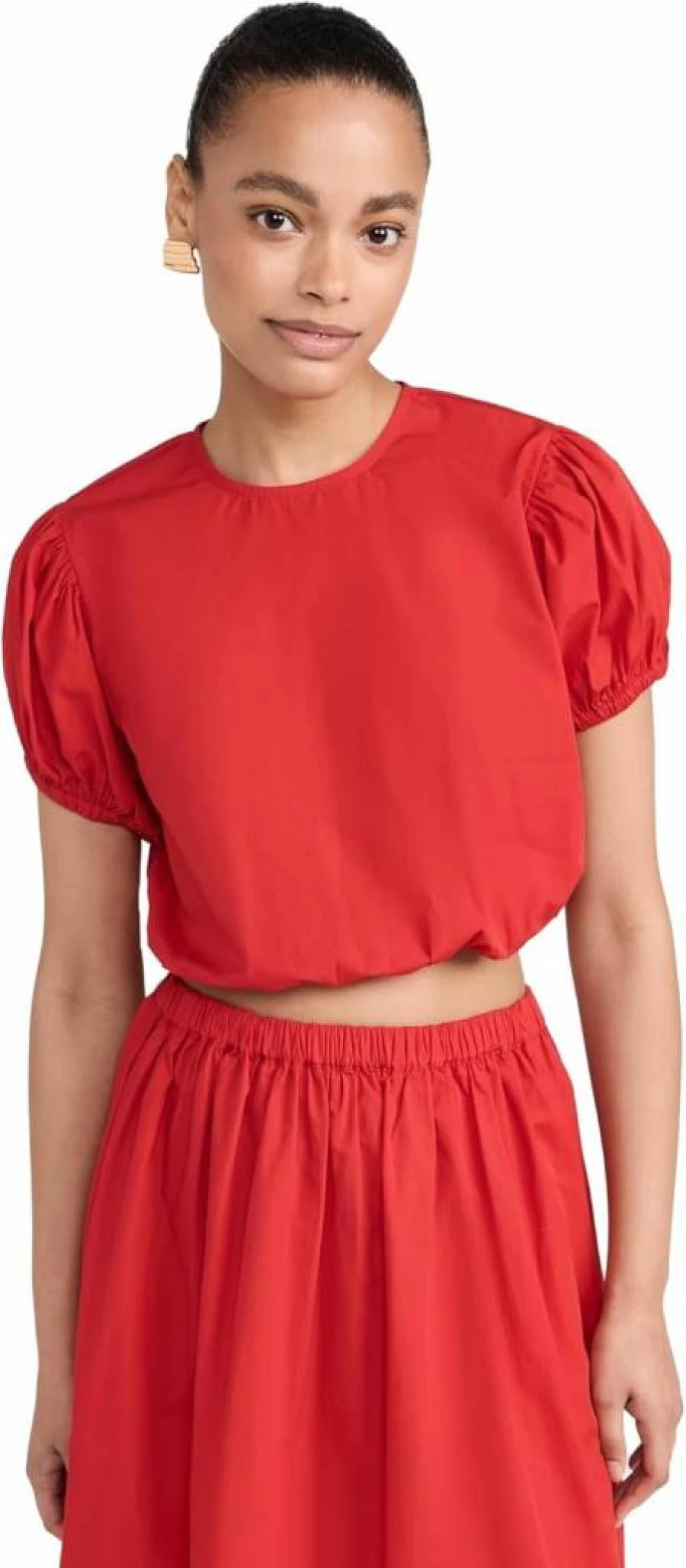 Playa Lucila Women's Classic Crew Neck Top - Soft Casual Short Sleeve Shirt