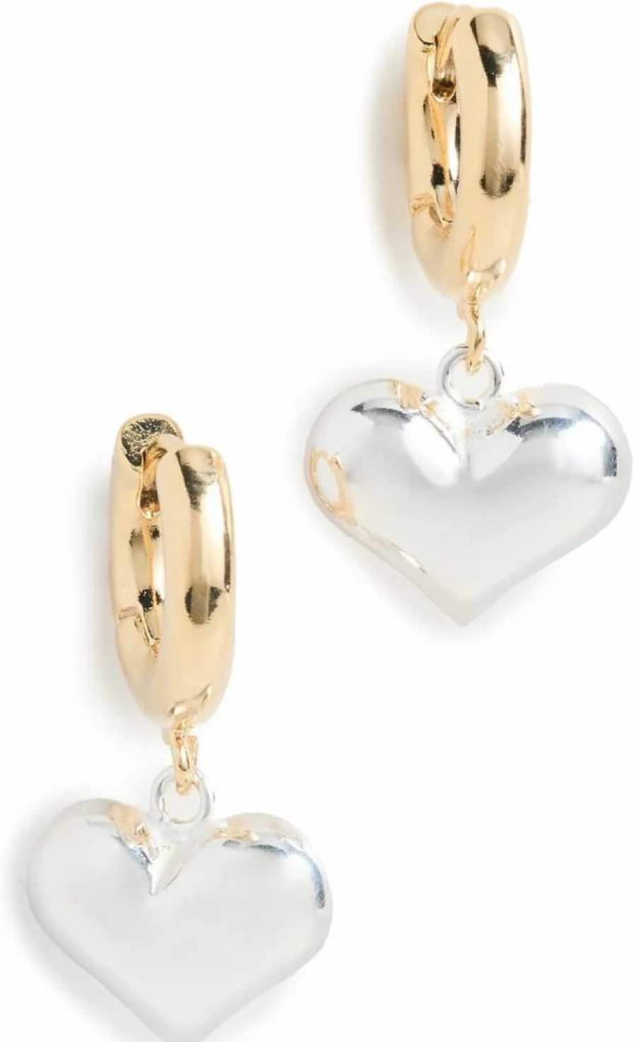 SHASHI Sterling Silver Heart Stud Earrings for Women - Elegant Dainty Heart Jewelry Gift