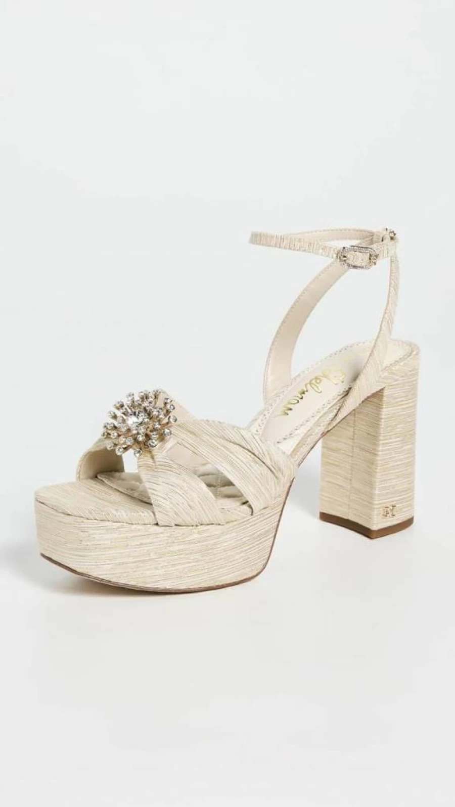 Sam Edelman Women's Janelle Heeled Sandals – Elegant High Heel Dress Sandals for Women
