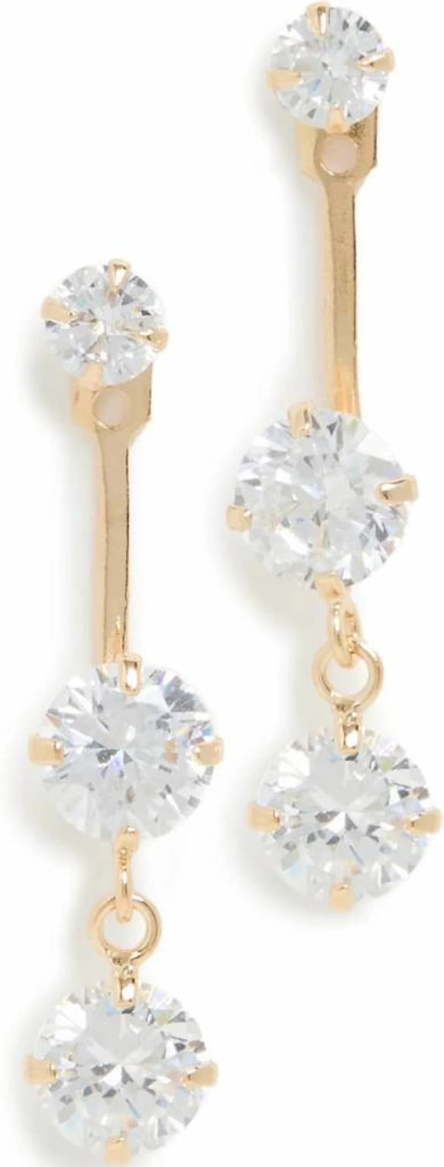 SHASHI Versailles Gold-Plated Hoop Earrings for Women - Elegant French-Inspired Dangle Earrings
