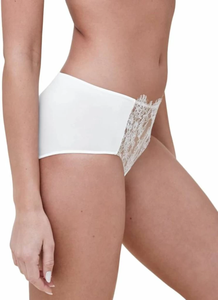 Skarlett Blue Entice Women's Full Coverage Lace Brief - Comfortable & Stylish Underwear