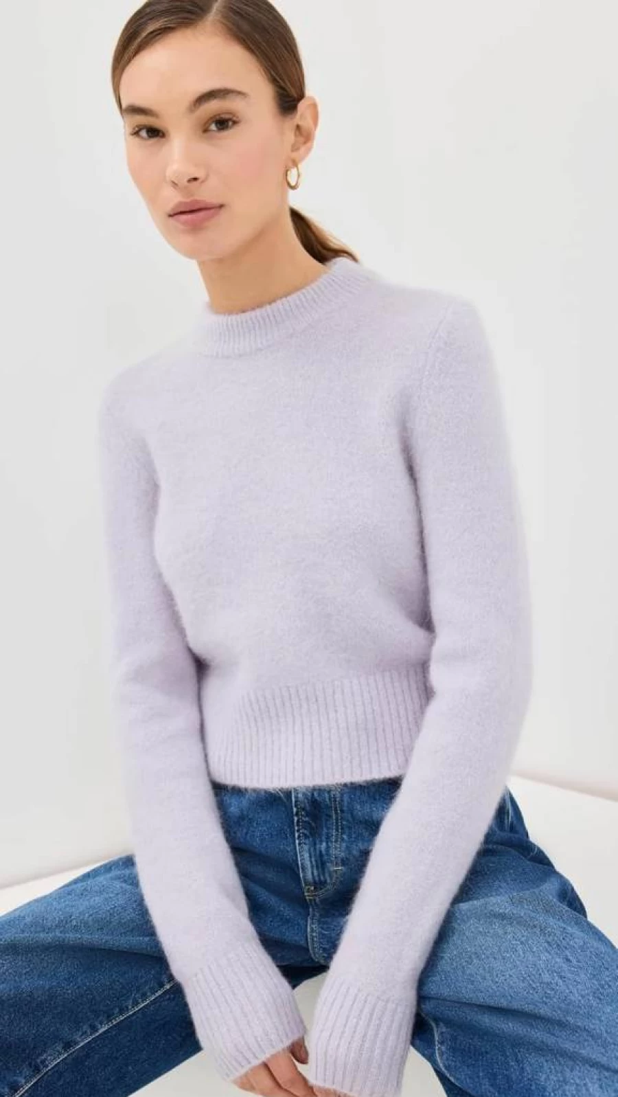 Pistola Denim Women's Sara Alpaca Wool Sweater - Soft Cozy Knit Pullover