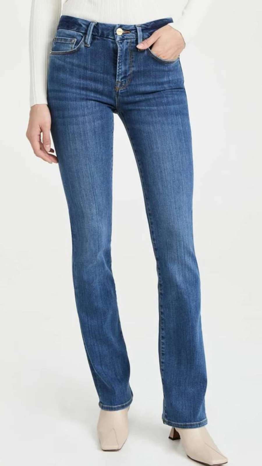 FRAME Women's Bootcut Jeans - High-Quality Denim Pants for Women