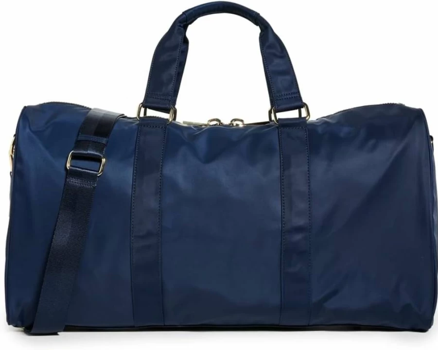 Stoney Clover Lane Women's Classic Duffel Bag in Sapphire Blue - Lightweight Travel Gym Bag with Durable Fabric, Spacious One Size Design