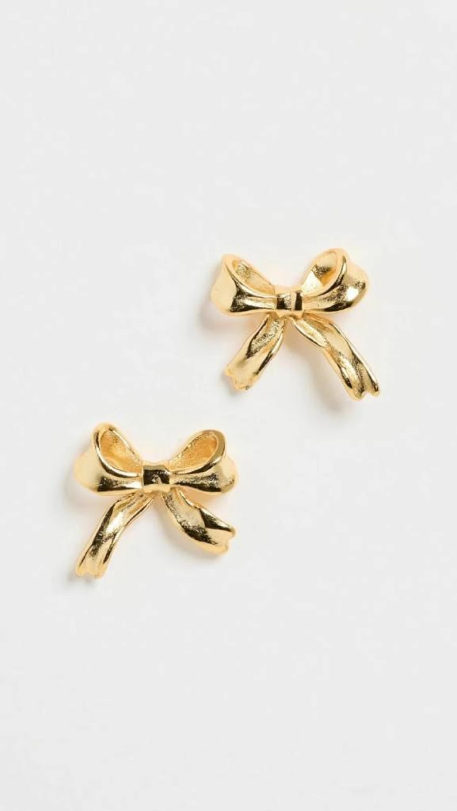 SHASHI Women's Charlotte Bow Mini Stud Earrings - Sterling Silver Elegant Studs for Women