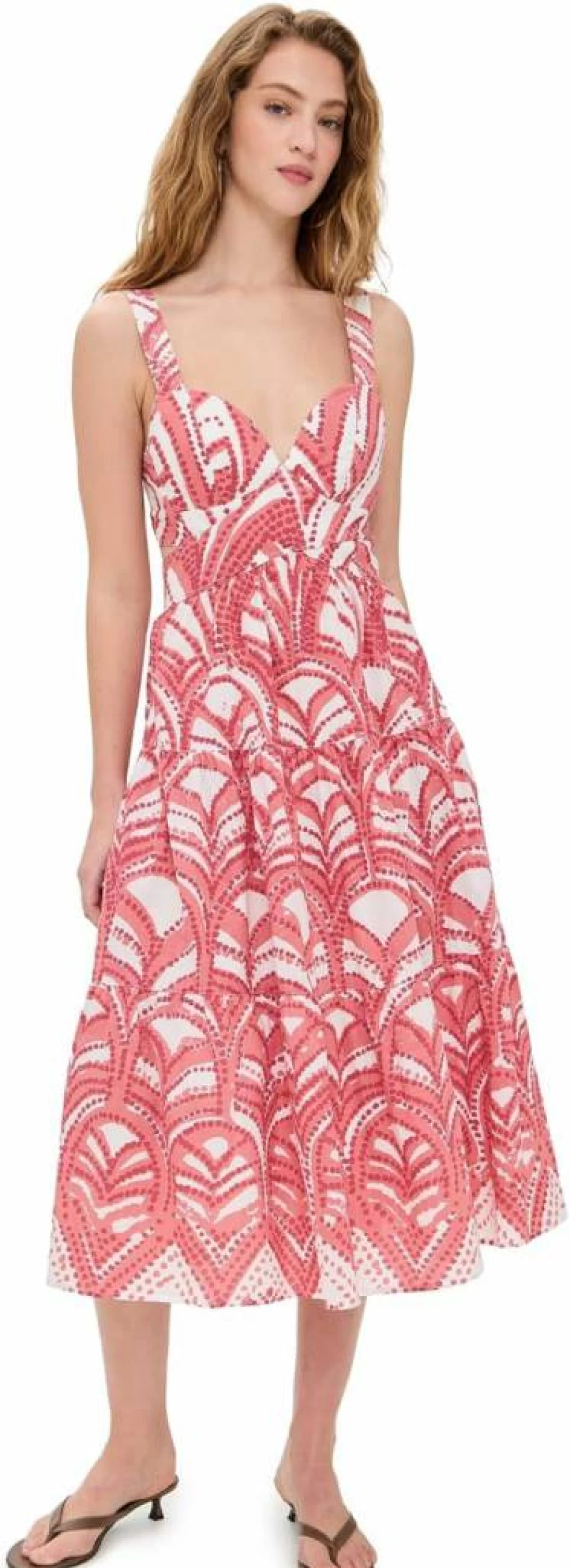 Poupette St Barth Women's Coco Long Summer Dress - Elegant Boho Beachwear & Casual Maxi Dress