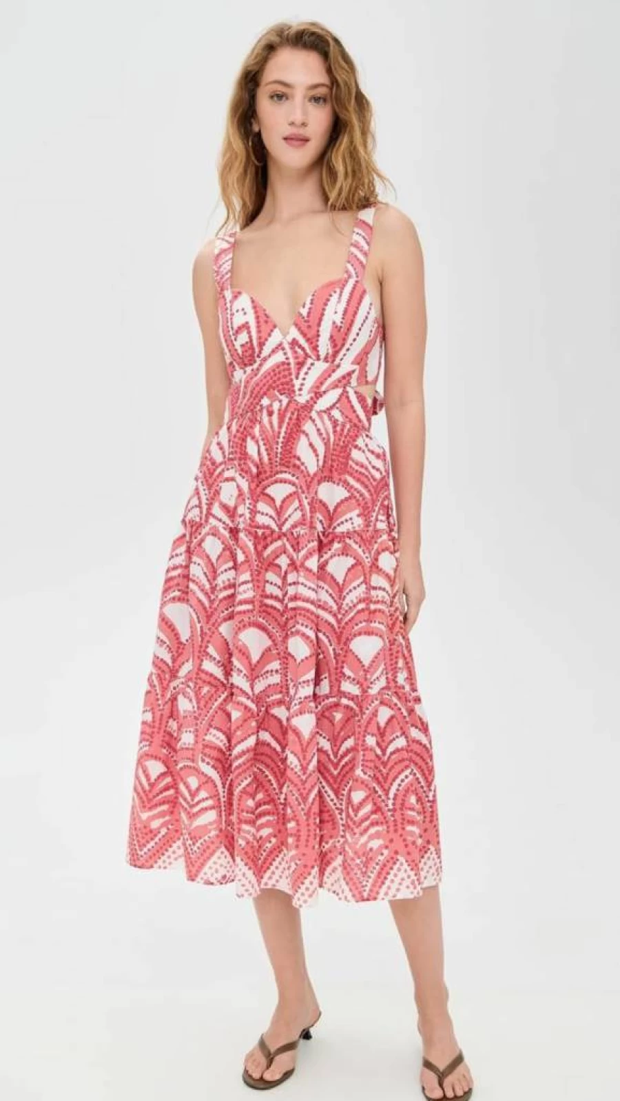 Poupette St Barth Women's Coco Long Summer Dress - Elegant Boho Beachwear & Casual Maxi Dress