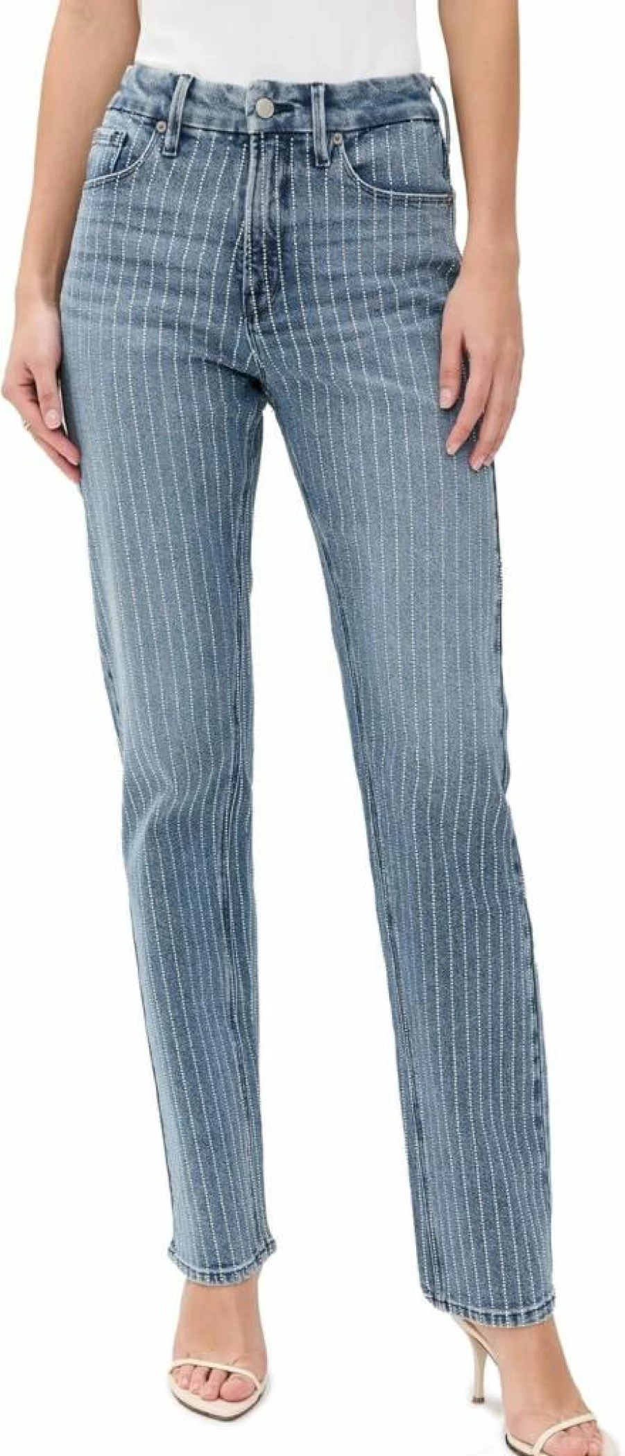 Good American Iconic Diamond Indigo Jeans 728 - Women's Denim Pants