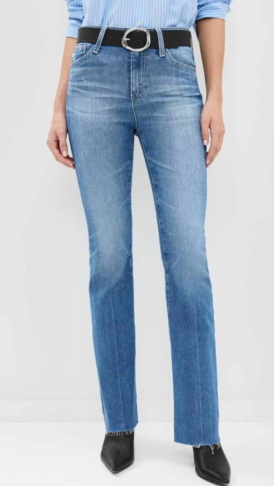 AG Adriano Goldschmied Farrah Women's Bootcut Jeans - High-Rise Stretch Denim Pants