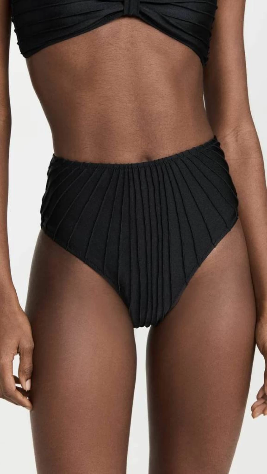 SHANI SHEMER Women's Alice High Waisted Bikini Bottoms - Trendy Swimwear for Women