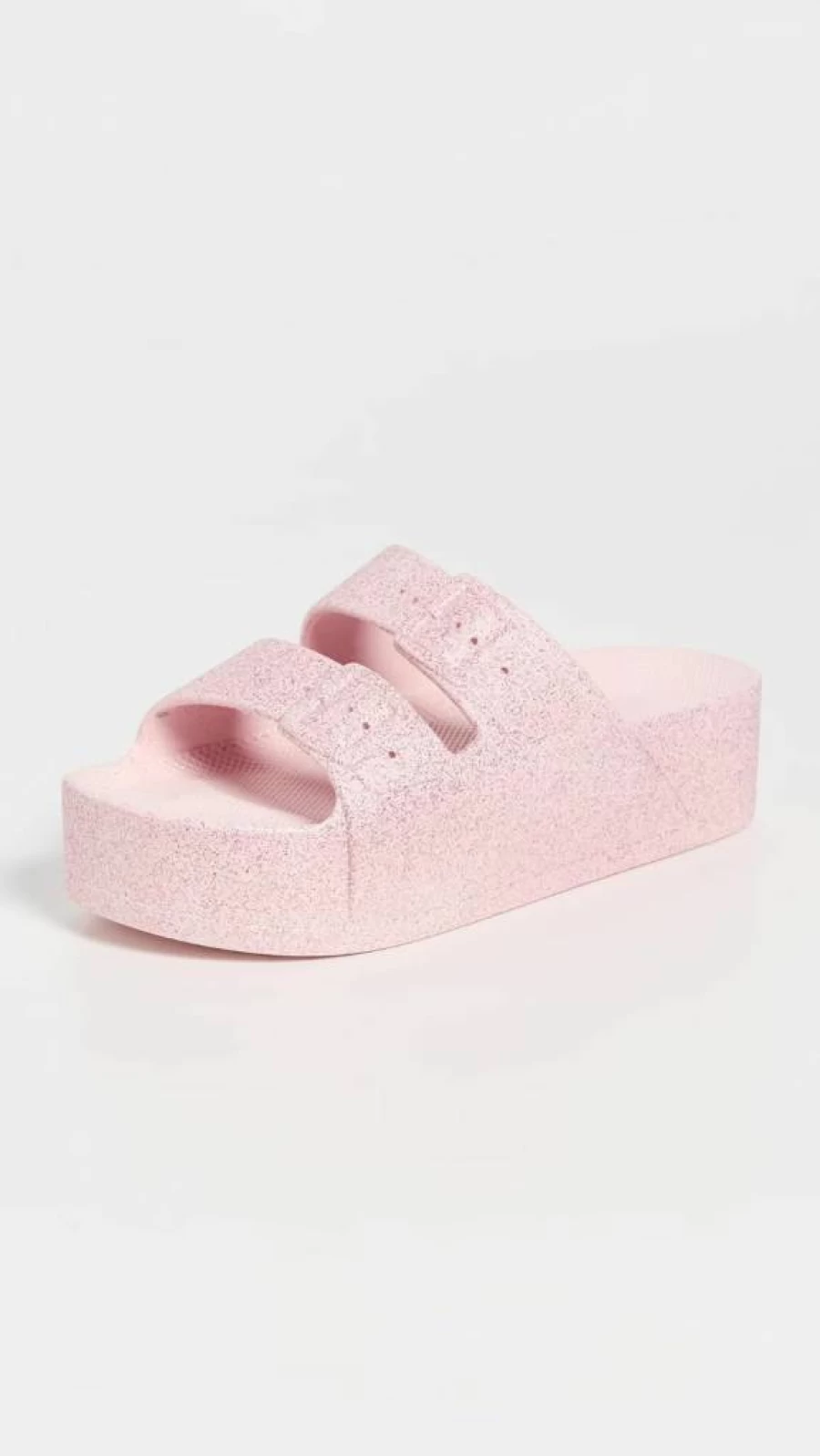 Freedom Moses Women's Metallic High Platform Slide Sandals - Glamorous Comfort & Style