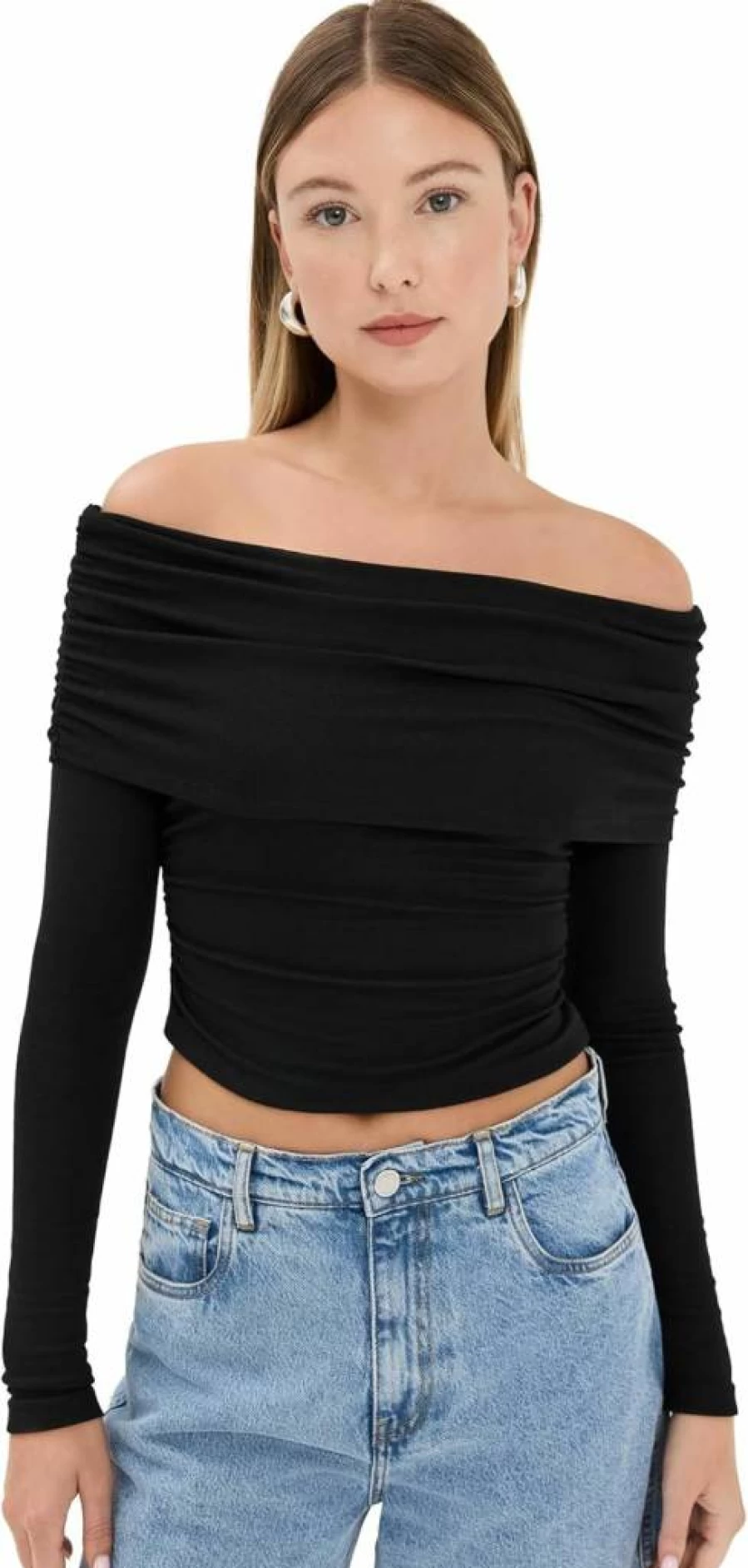 Lioness Women's Field Of Dreams Long Sleeve Casual Top - Comfortable & Stylish Blouse for Everyday Wear