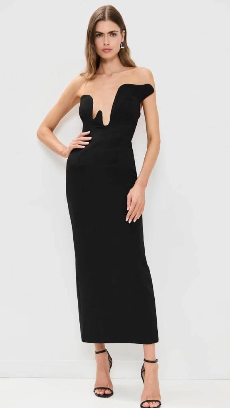 Bardot Rosalyn Midi Dress for Women - Elegant Flowy Boho Chic Style