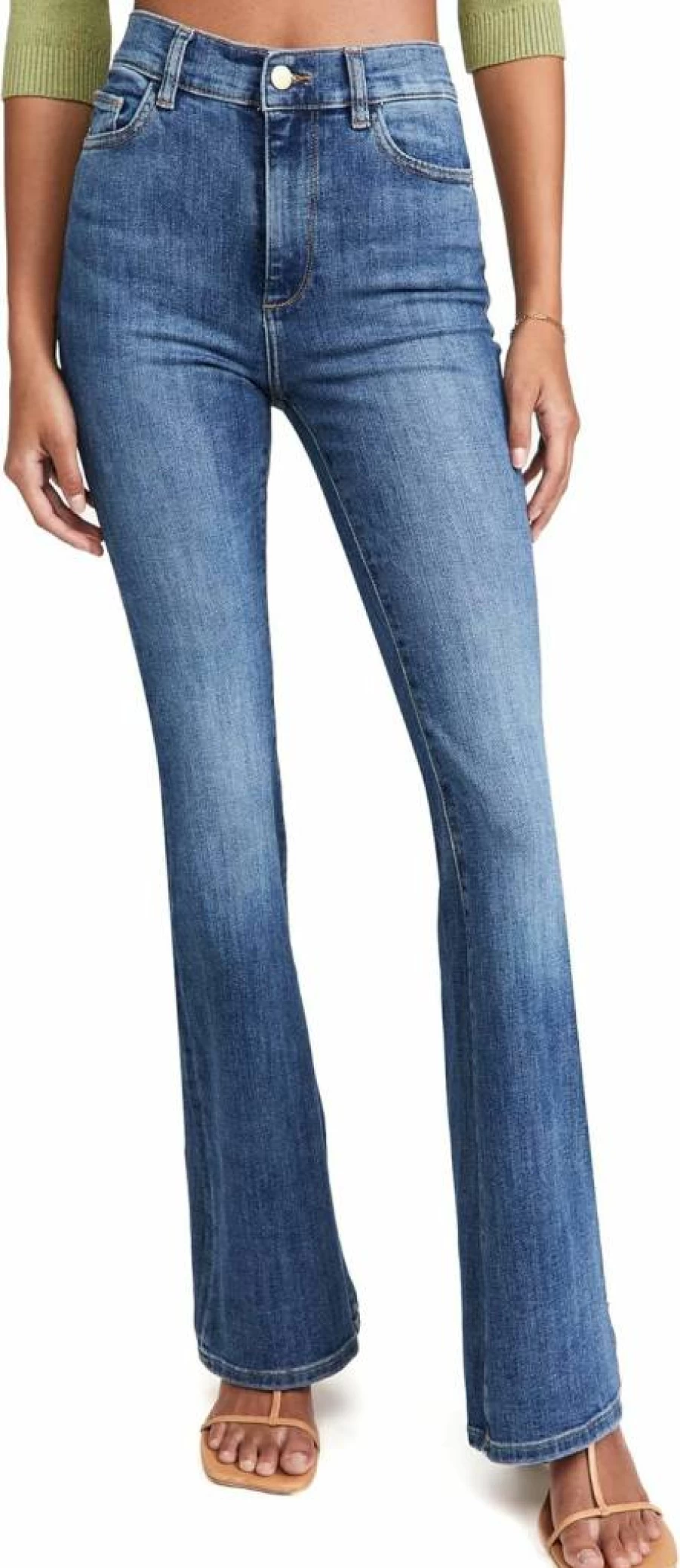 DL1961 Women's Bridget Bootcut High Rise Instasculpt Jeans - Stretchy Denim Pants for Comfort & Style