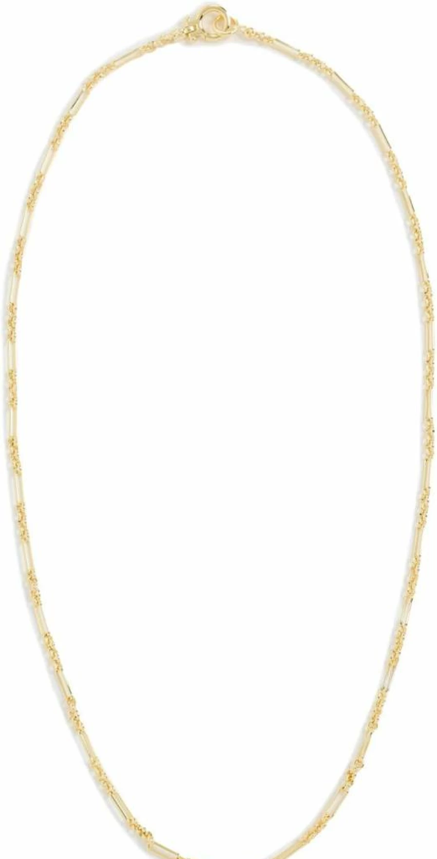 Gorjana Reed Mini Necklace for Women - Elegant Gold Layering Chain Jewelry