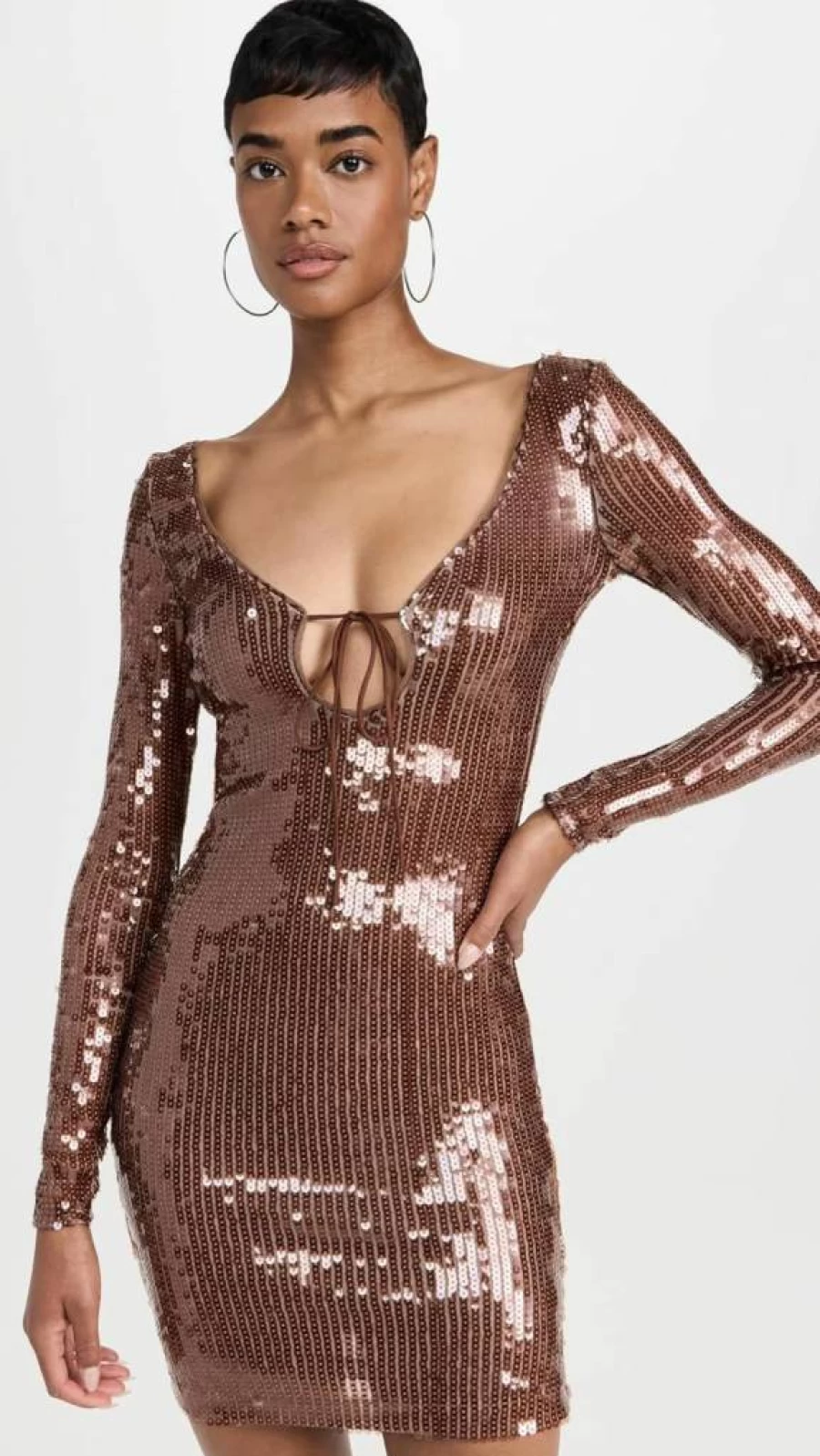 Bardot Verona Sequin Party Mini Dress for Women - Glittery Evening & Night Out Outfit